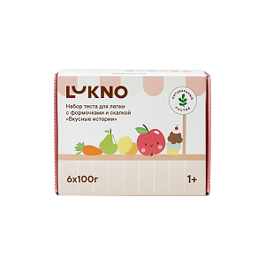 Набор теста для лепки LUKNO с аксессуарами "Вкусные истории"